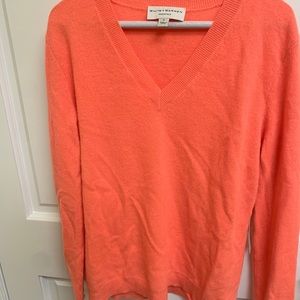 White + Warren V-Neck Sweater